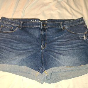 Ava & Viv midi folded shorts